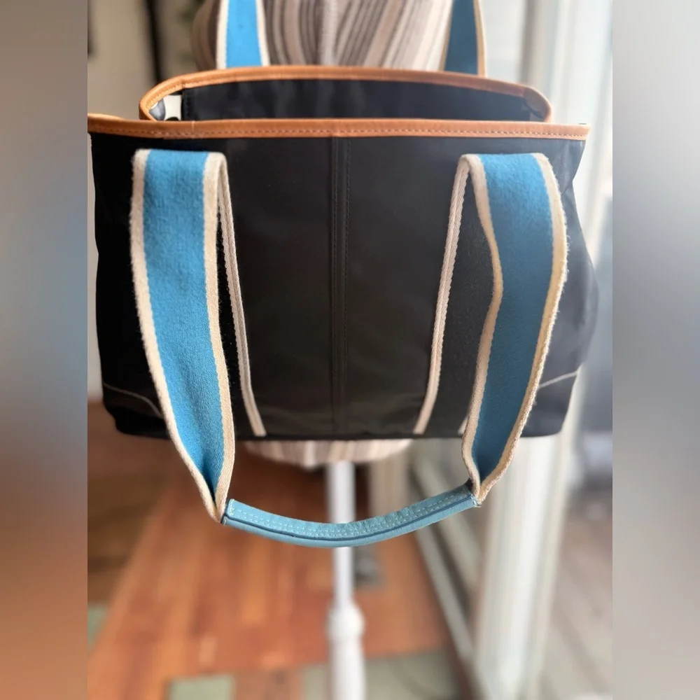 Coach Black and Blue Tote Bag - Picture 10 of 16